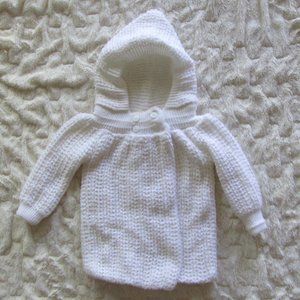 TOTS FIFTH AVENUE Cable Knit Hooded Sweater